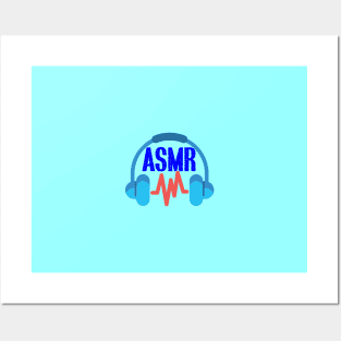 Cute ASMR Headphones Posters and Art